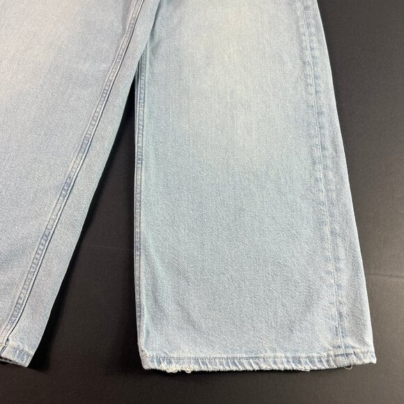 Rails Jeans Women's 26x26* Angeleno Crop Ultra Wide Leg Light Blue Denim Tag 24 - Picture 4 of 16